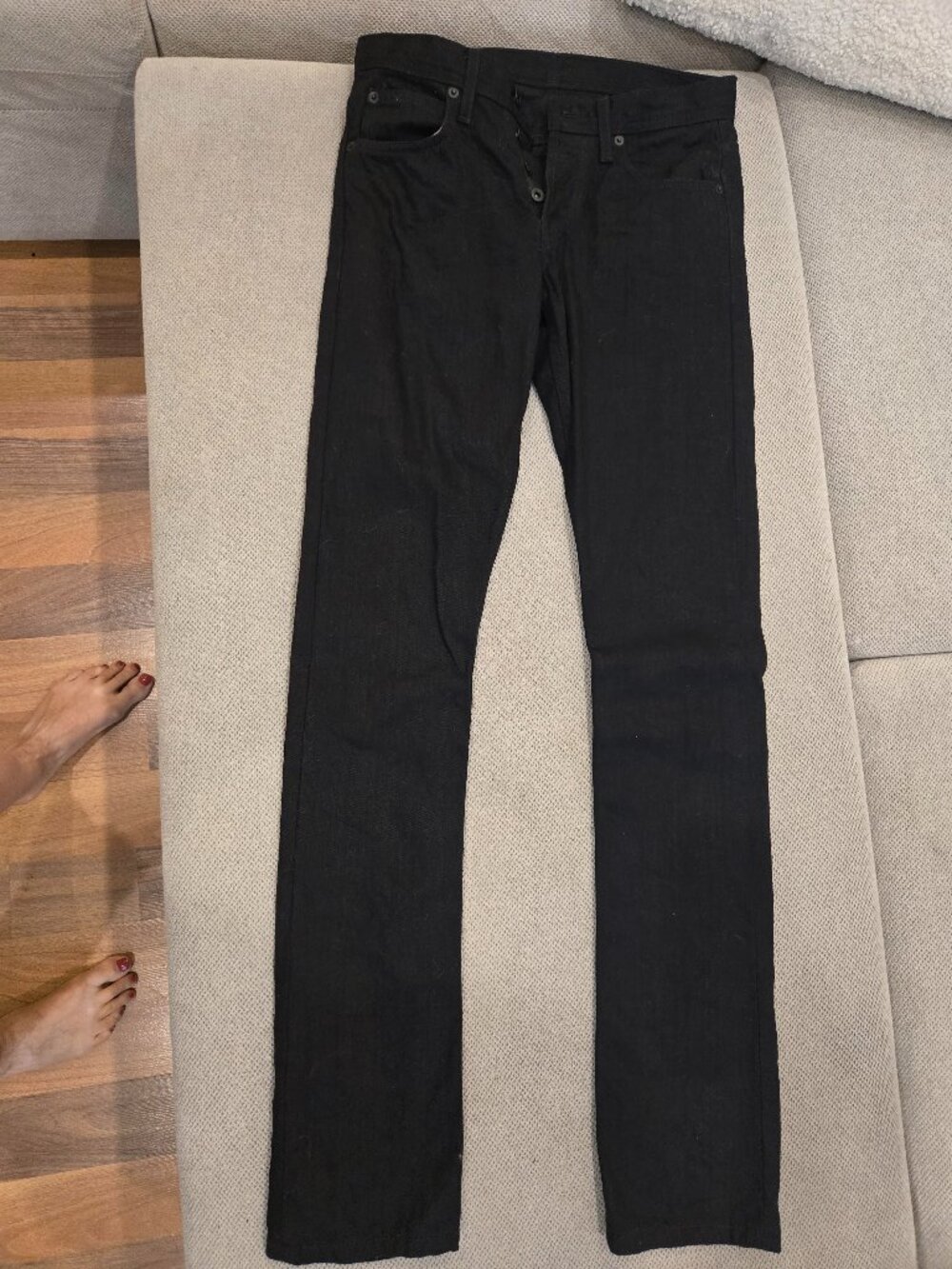 United (Dry Stock Goods) Black Tailor Quality Denim